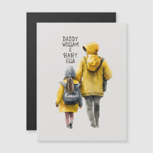 Carte Magnétique Bond père et fille