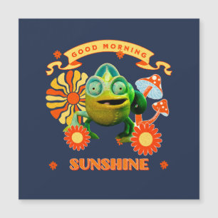 Carte Magnétique Bonjour Soleil Drôle Caméléon