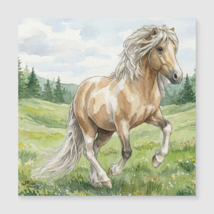 Carte Magnétique Brana Pinto Palomino Aquarelle islandaise