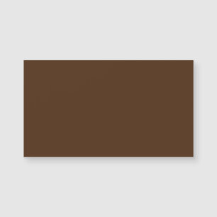 Carte Magnétique Brown #4D2A10, Crocodile