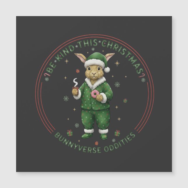 Carte Magnétique Bunnyverse christmas (Devant)