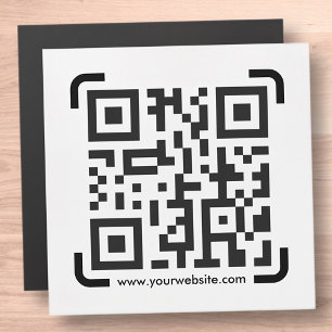 Carte Magnétique Business Scan Me QR Code Website Modern Card