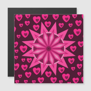 CARTE MAGNÉTIQUE CADEAU DE LA SAINT-VALENTIN, ANNIVERSAIRE AVEC DES