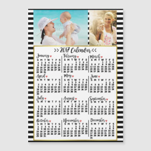 Carte Magnétique Calendrier 2017 (Voir la description pour la nouve