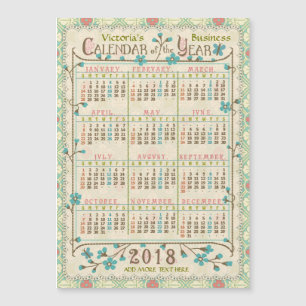 Carte Magnétique Calendrier 2018 (Voir la description pour la nouve