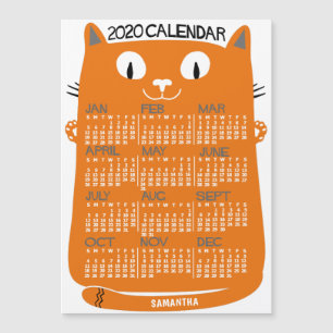 Carte Magnétique Calendrier 2020 (Voir la description pour la nouve