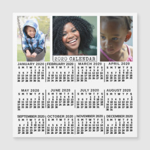 Carte Magnétique Calendrier 2020 (Voir la description pour la nouve
