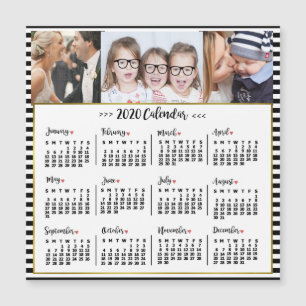 Carte Magnétique Calendrier 2020 (Voir la description pour la nouve