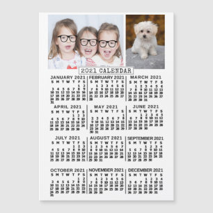 Carte Magnétique Calendrier 2021 (Voir la description pour la nouve