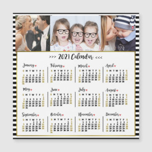 Carte Magnétique Calendrier 2021 (Voir la description pour la nouve
