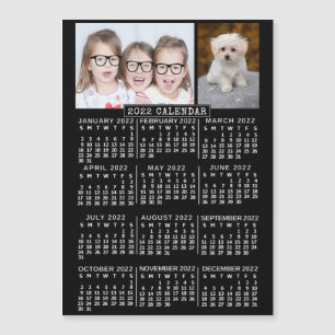 Carte Magnétique Calendrier 2022 (Voir la description pour la nouve