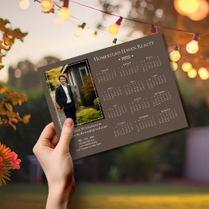 Carte Magnétique Calendrier 2025 de la photo magnétique de l'entrep