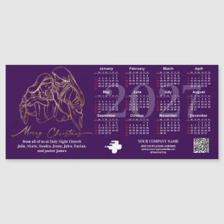 Carte Magnétique Calendrier 2027 Sainte Famille Noël Cadeau Religie