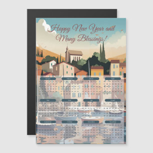 Carte Magnétique Calendrier des villes balnéaires 2024