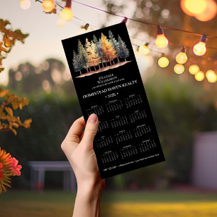 Carte Magnétique Calendrier magnétique des affaires 2025 - Forêt/no