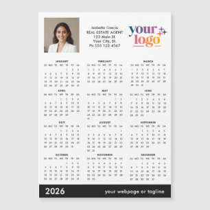 Carte Magnétique Calendrier magnétique personnalisé avec photo et l