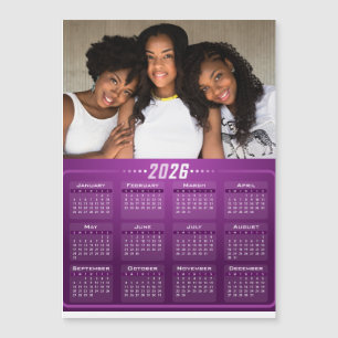 Carte Magnétique Calendrier personnalisé 2026