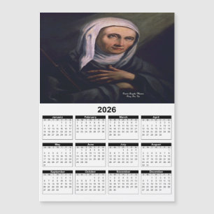 Carte Magnétique Calendrier Sainte Angélique Merici 2026