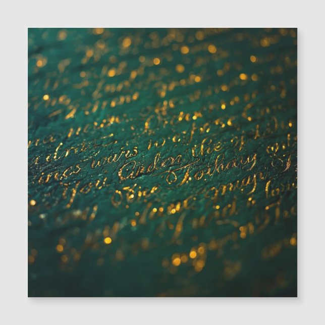 Carte Magnétique Calligraphy of the Unknown (Devant)