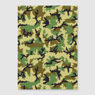 Carte Magnétique Camouflage des bois
