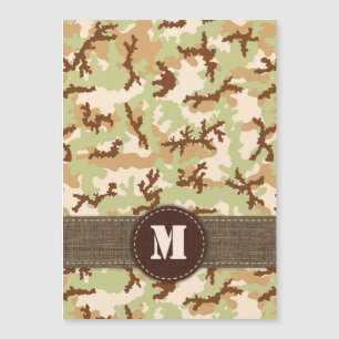 Carte Magnétique Camouflage du désert