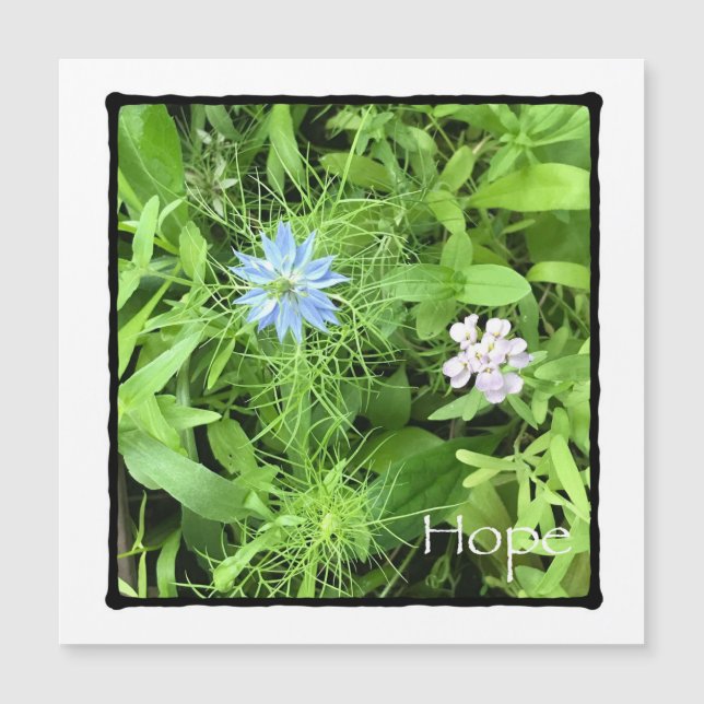 Carte magnétique Carré Hope (Devant)