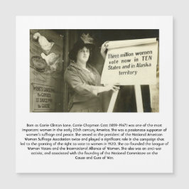 Carte Magnétique Carrie Catt