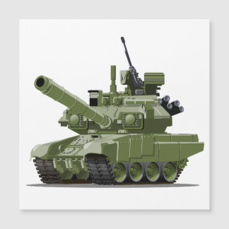 Carte Magnétique Cartoon modern armored tank