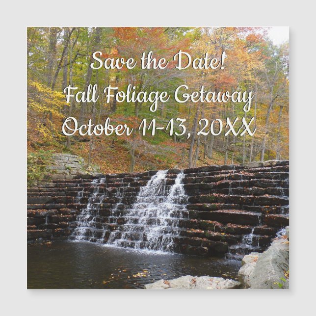 Carte Magnétique Cascade du parc national Laurel Hill I (Devant)