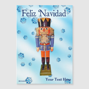 Carte Magnétique Casse-noix allemand - Feliz Navidad