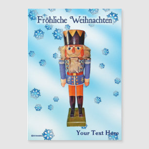 Carte Magnétique Casse-noix allemand - Fröhliche Weihnachten