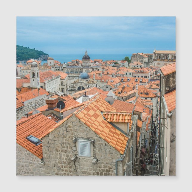 Carte Magnétique Centre-ville de Dubrovnik (Devant)