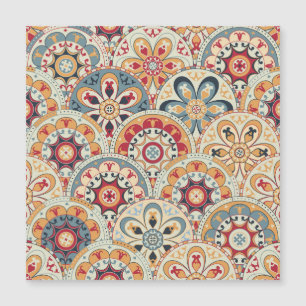Carte Magnétique Cercles Abstraits : Papier peint couleur tendance