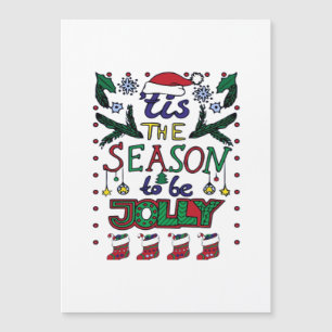 Carte Magnétique C'est la saison de Noël