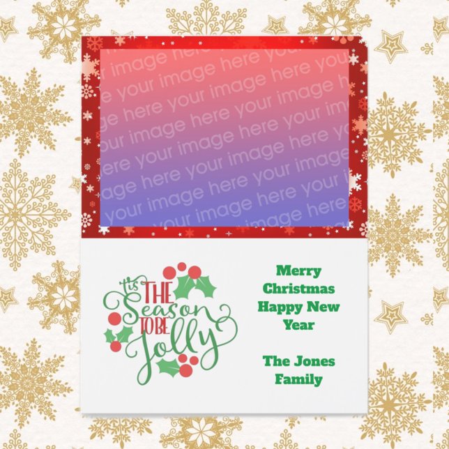 Carte Magnétique C'est la saison Joyeux Noël (Créateur téléchargé)