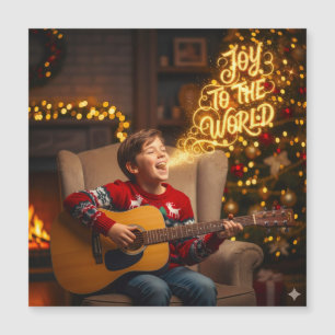 CARTE MAGNÉTIQUE CHANSON DE NOËL THÈME ENFANTS CHANTANT