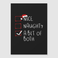 Chapeau de Père Noël Nice Naughty Humour Ambiance
