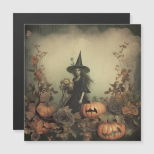 Carte Magnétique Chariot Halloween vintage (3)