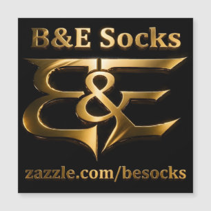 Carte Magnétique Chaussettes B&E Dessin Audacieux et Elaboré 004817