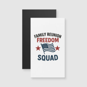 Carte Magnétique Chemise de réunion de famille Freedom Squad – USA