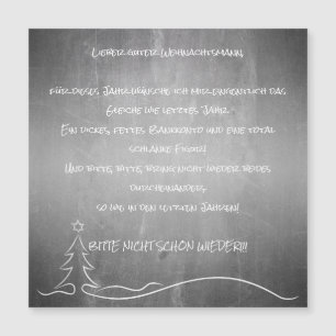 Carte Magnétique Cher bon Père Noël