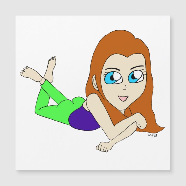 Carte Magnétique chibi (Devant)