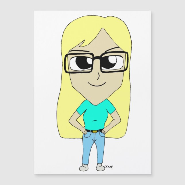 Carte Magnétique chibi (Devant)