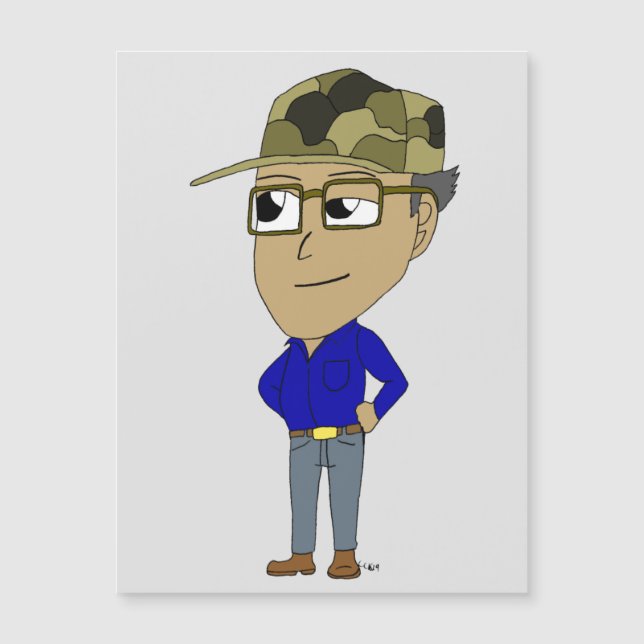 Carte Magnétique chibi     (Devant)