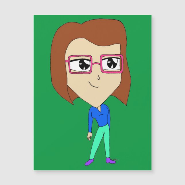 Carte Magnétique chibi (Devant)