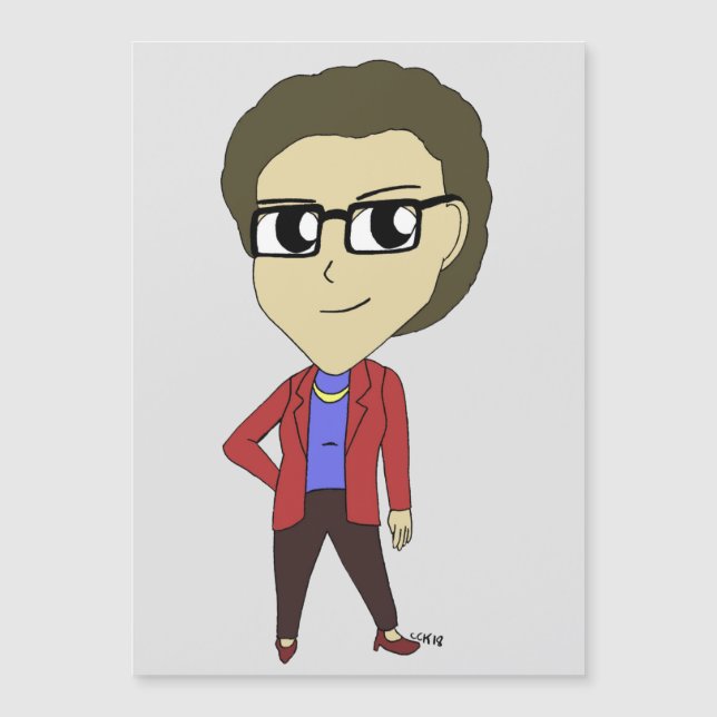 Carte Magnétique chibi (Devant)