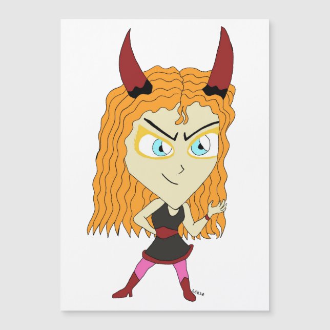 Carte Magnétique chibi (Devant)