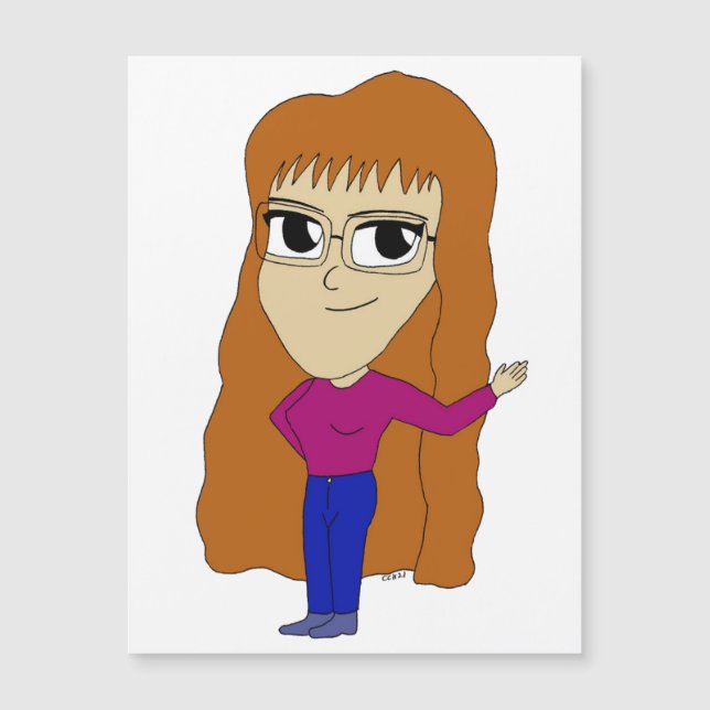 Carte Magnétique chibi (Devant)