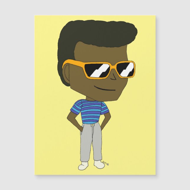 Carte Magnétique chibi (Devant)