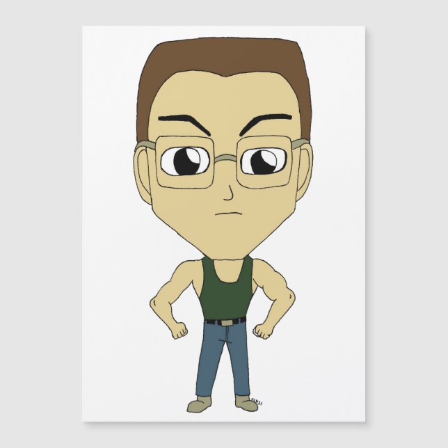 Carte Magnétique chibi (Devant)